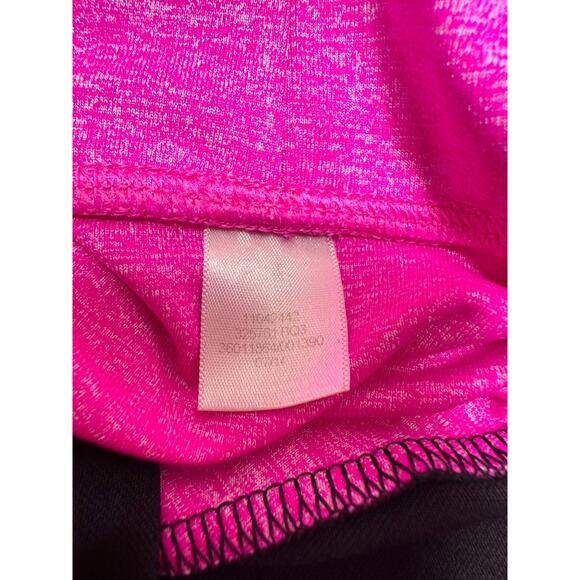 Victoria Secret Pink with Neon Pink Foldover Yoga Leggings Small - Picture 11 of 11